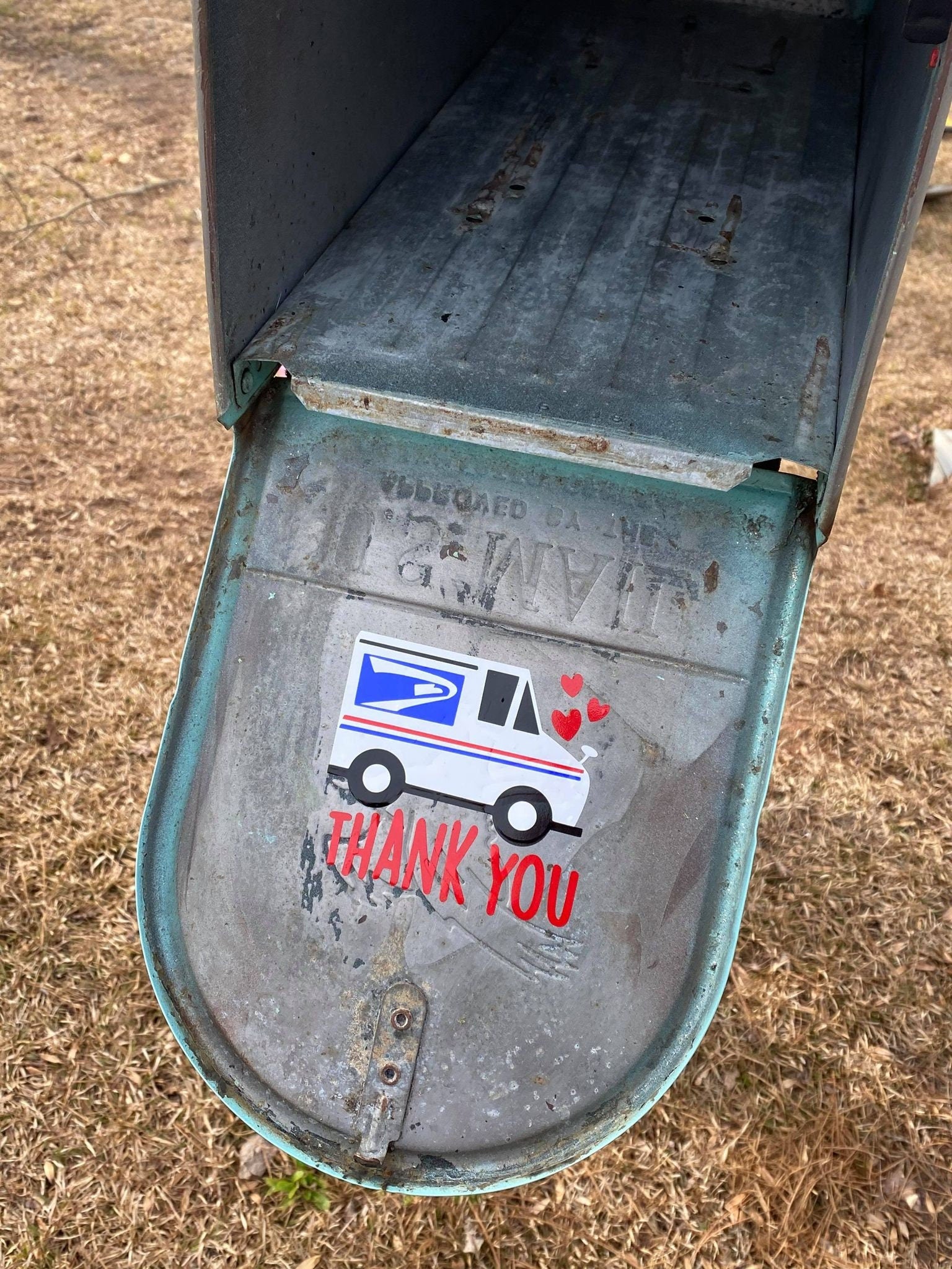 Thank You Decal | Mailbox Decal | Essential Worker Decal | Support Essential Workers | Mailbox Door Decal