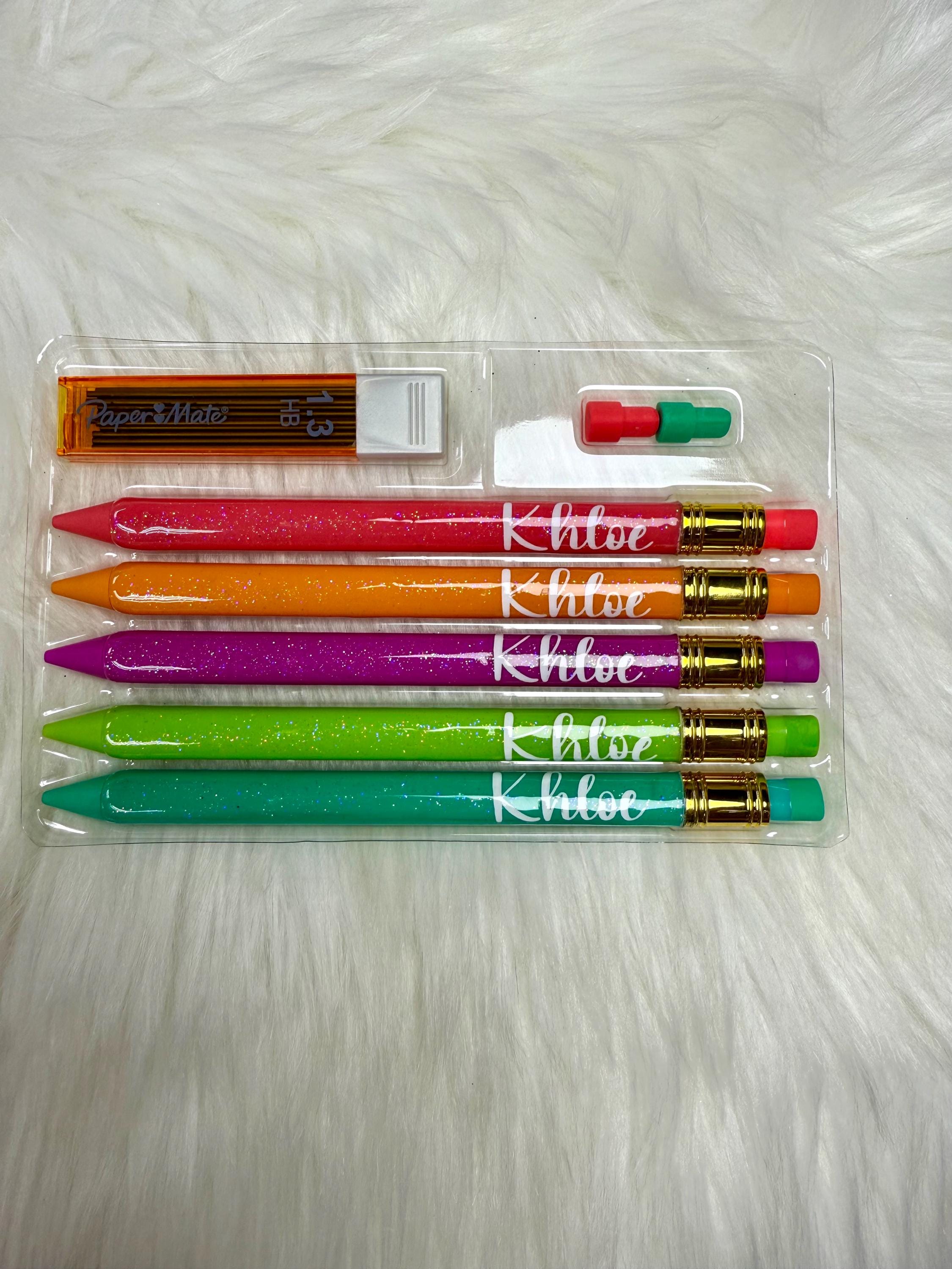 Epoxy Resin Papermate Hand Written Pencils SET of 5