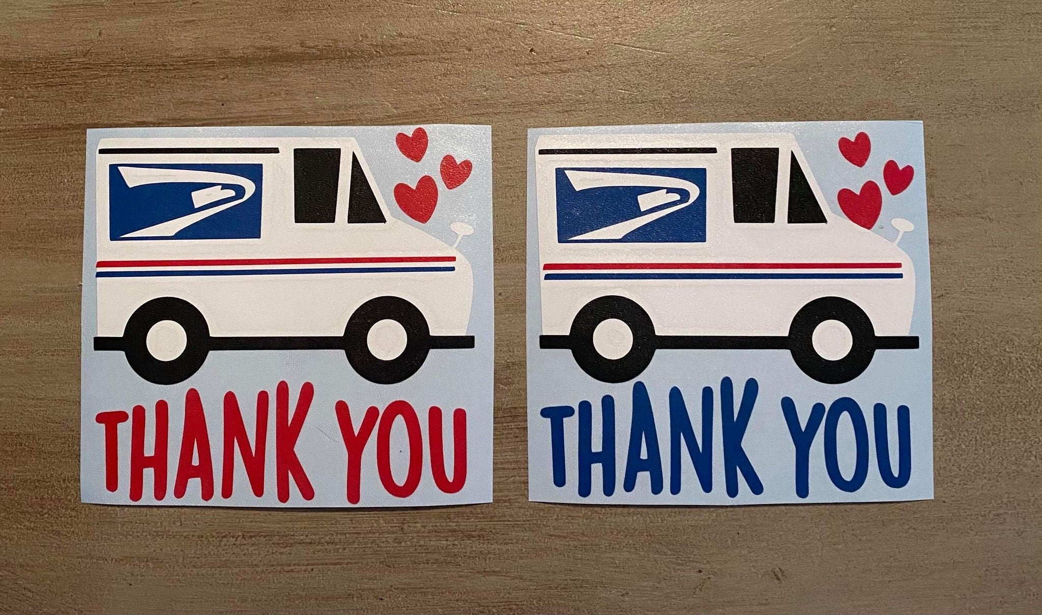 Thank You Decal | Mailbox Decal | Essential Worker Decal | Support Essential Workers | Mailbox Door Decal