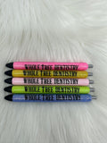 Dental, Dentist, Dental Assistant Glitter Tooth Pen