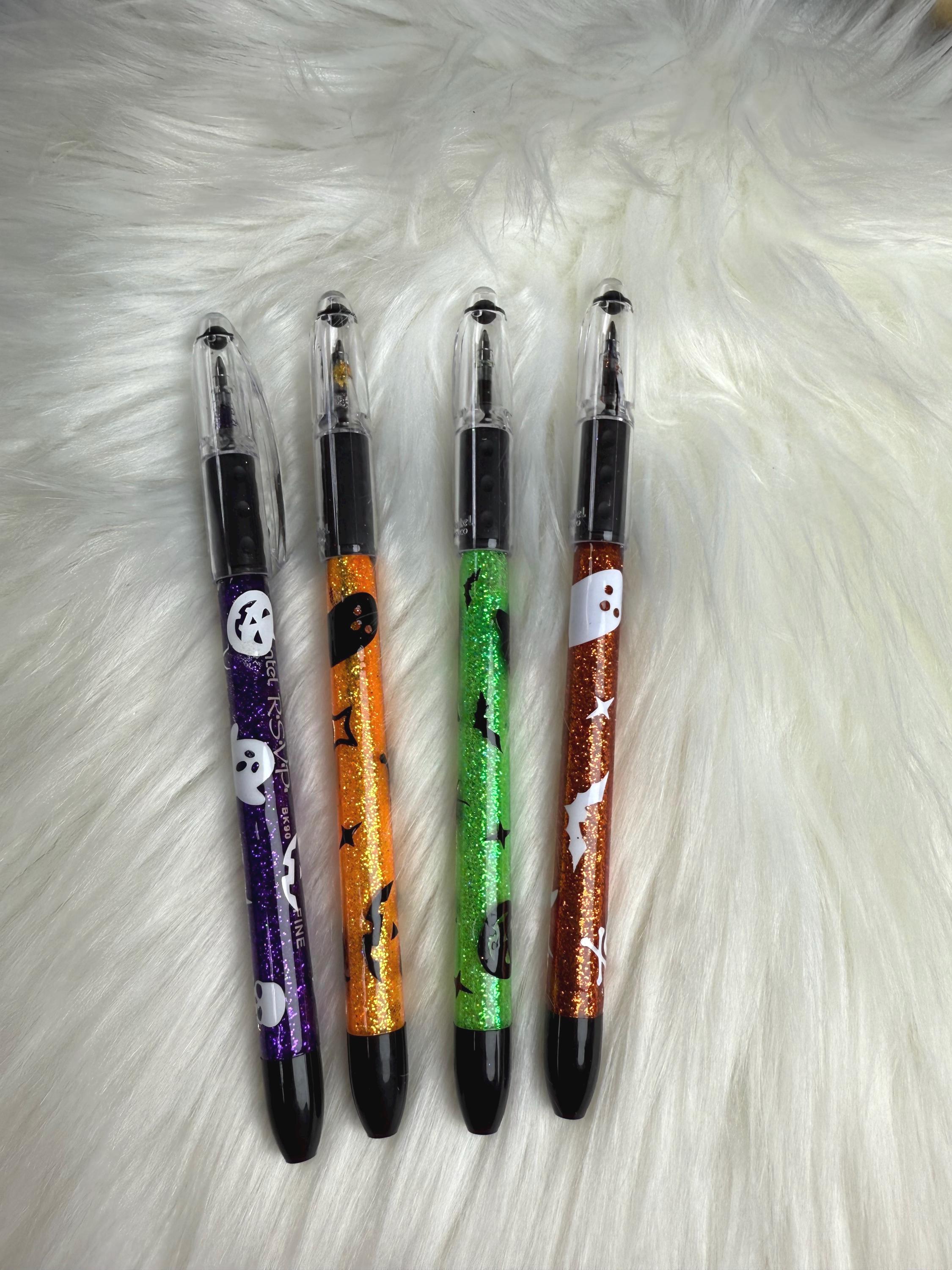 Halloween RSVP Personalized Glitter Ball Point Pen