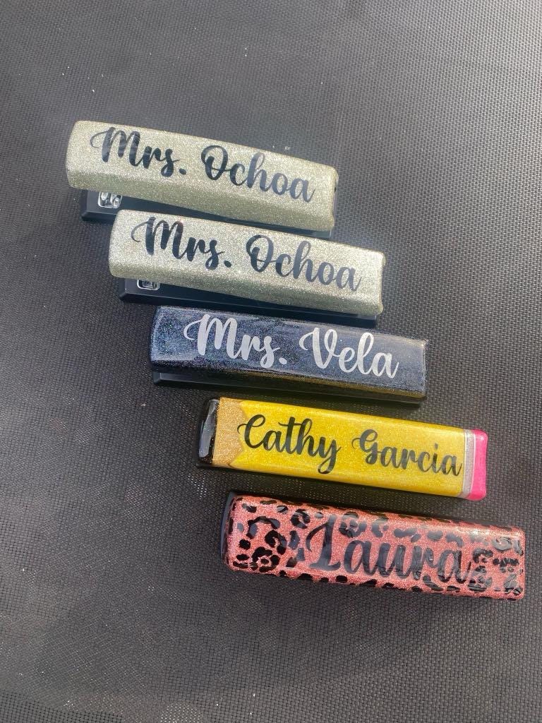 Personalized Glitter Stapler with or without Matching Pen Great for teachers