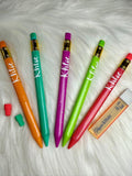 Epoxy Resin Papermate Hand Written Pencils SET of 5