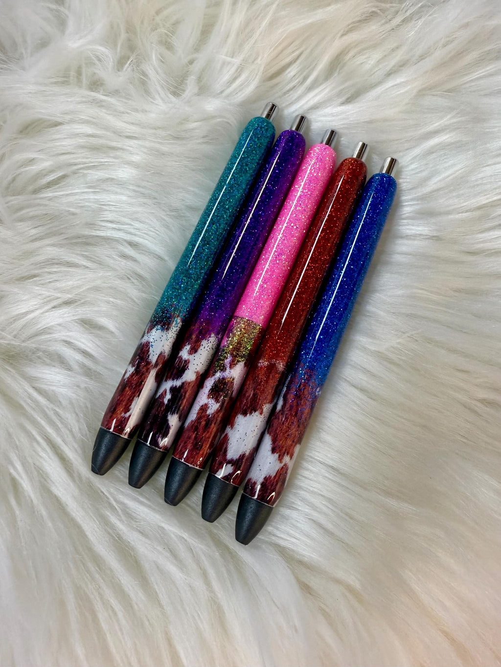 Cow…5 Days of The Week Glitter Epoxy Gel Pens, Sassy Epoxy Glitter Gel Pens, Funny Gel Pen, Adult Humor Gel Pen, InkJoy Brand, Custom,