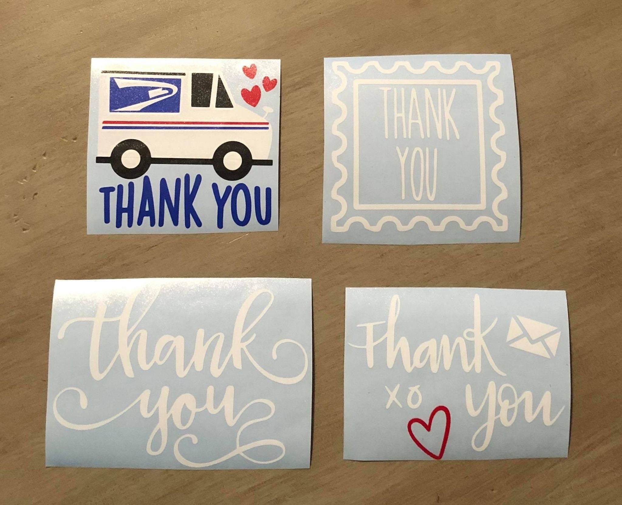Thank You Decal | Mailbox Decal | Essential Worker Decal | Support Essential Workers | Mailbox Door Decal