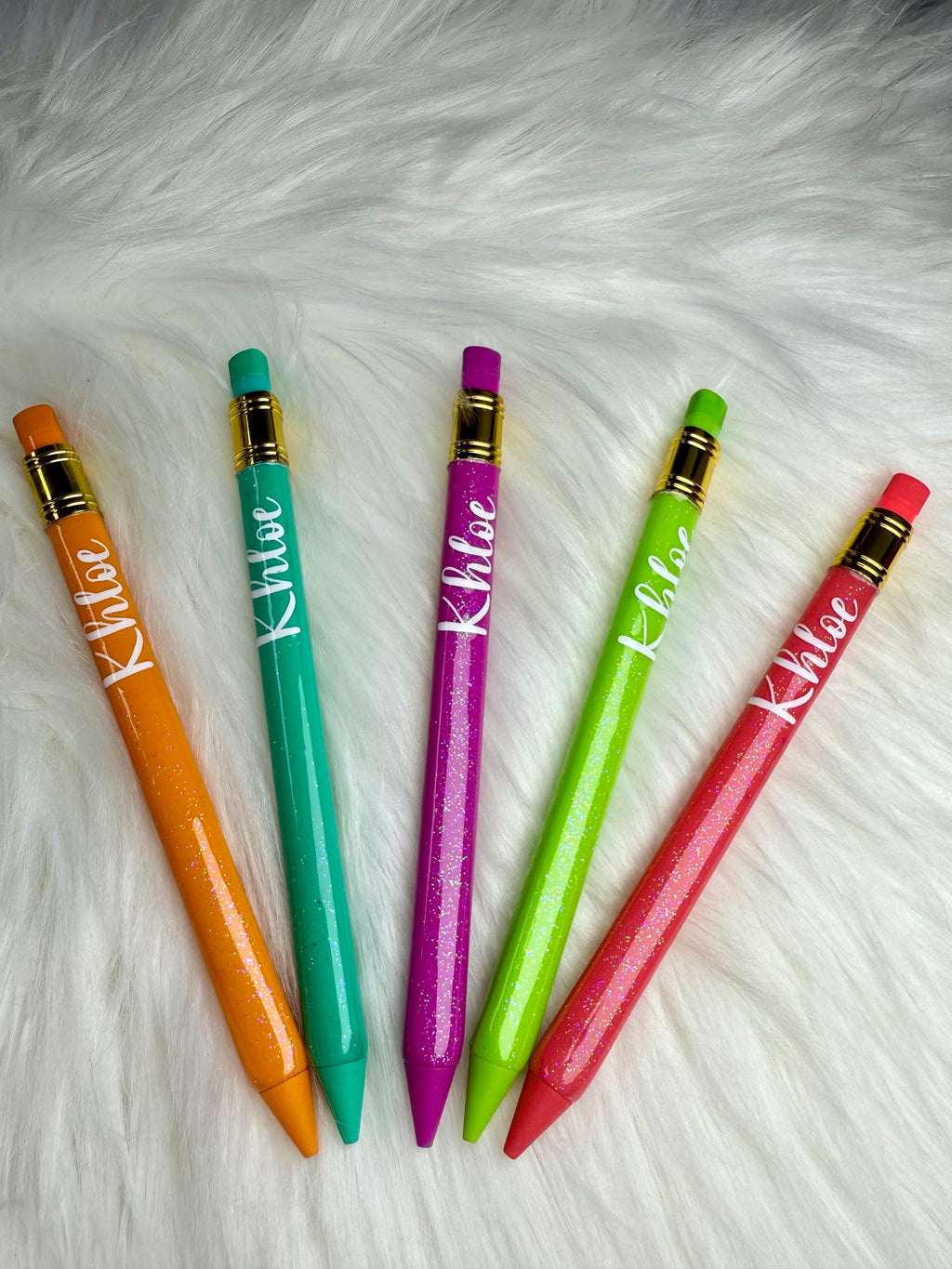 Epoxy Resin Papermate Hand Written Pencils SET of 5