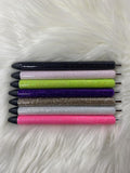 Solid Glitter Epoxy  Black Ink Pen: Refillable