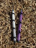 Dog Silhouette Paw Print Cat/Dog Personalized Epoxy Glitter Black Ink Pen: Refillable