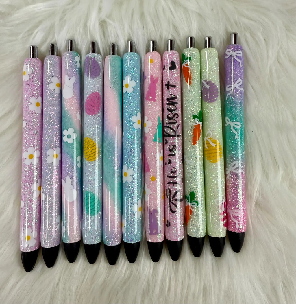 Easter Glitter Pen | Heart Glitter Pen | Love Glitter Pen | InkJoy Glitter Pen | Personalized Pen