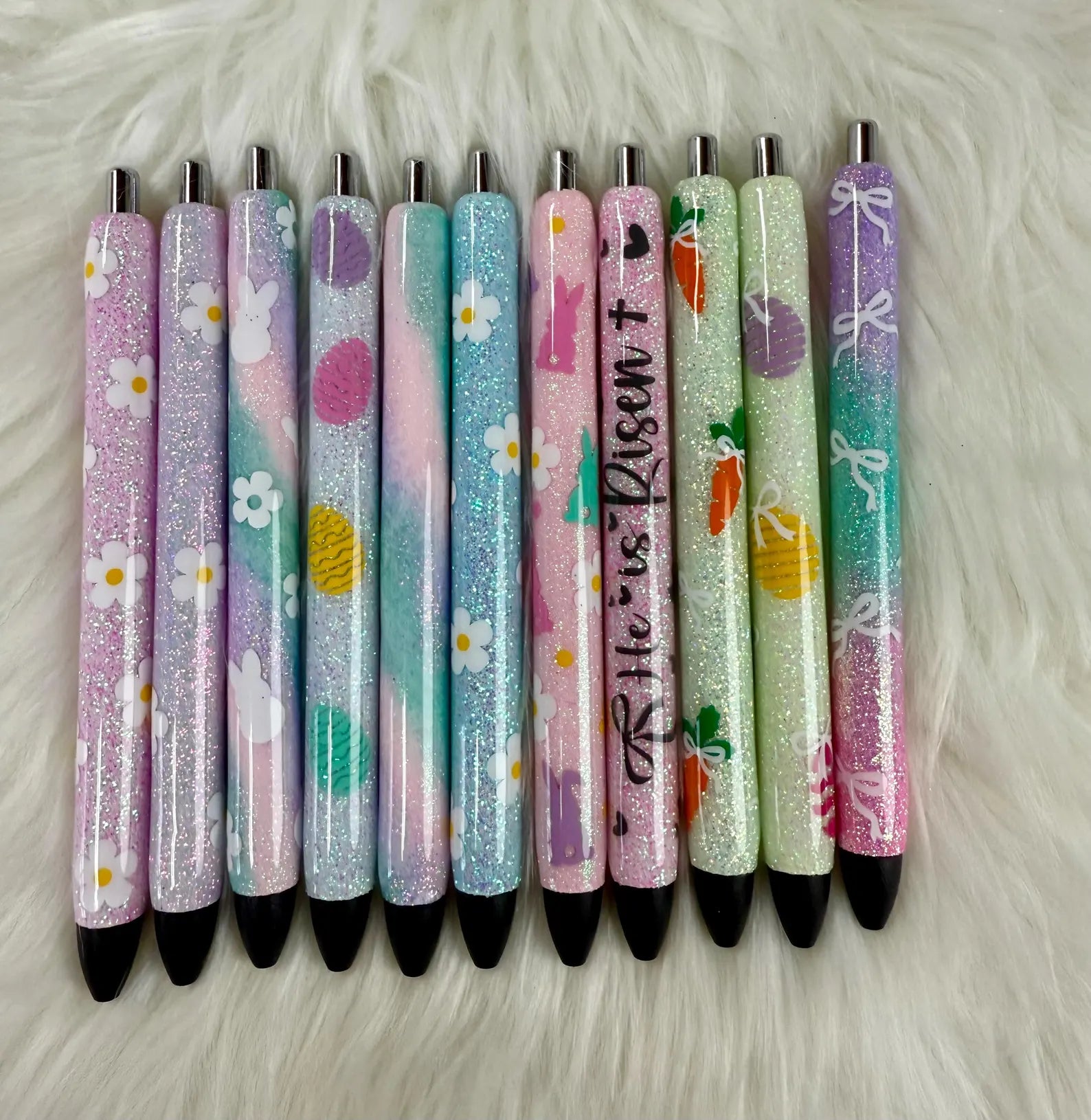 Easter Glitter Pen | Heart Glitter Pen | Love Glitter Pen | InkJoy Glitter Pen | Personalized Pen