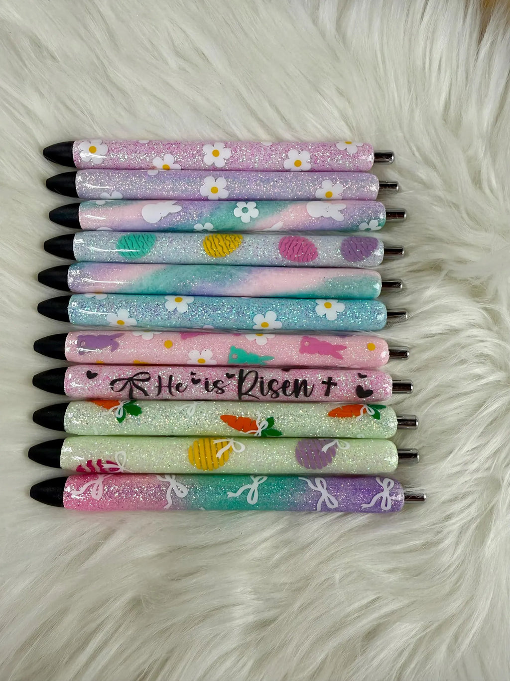 Easter Glitter Pen | Heart Glitter Pen | Love Glitter Pen | InkJoy Glitter Pen | Personalized Pen