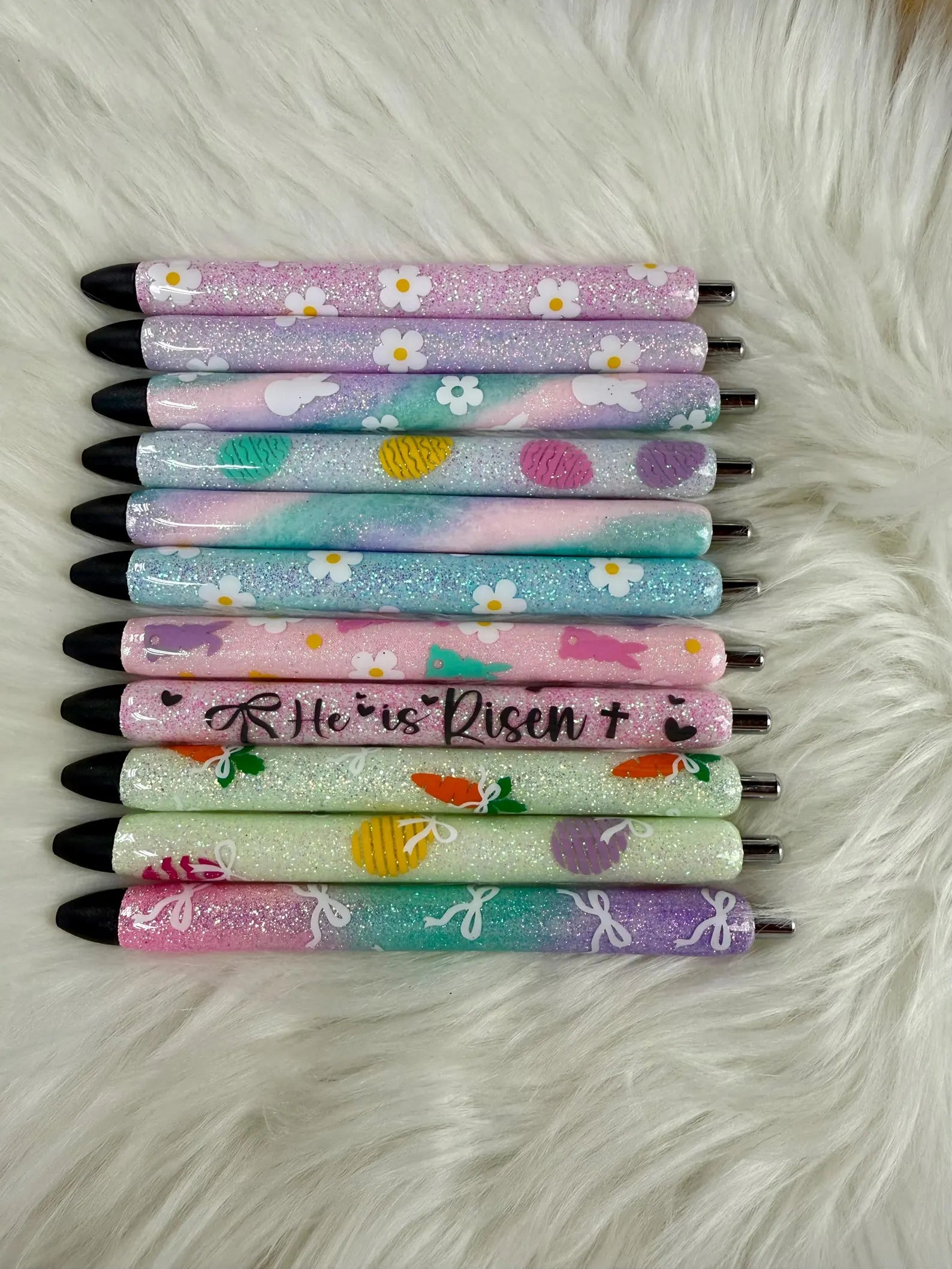 Easter Glitter Pen | Heart Glitter Pen | Love Glitter Pen | InkJoy Glitter Pen | Personalized Pen